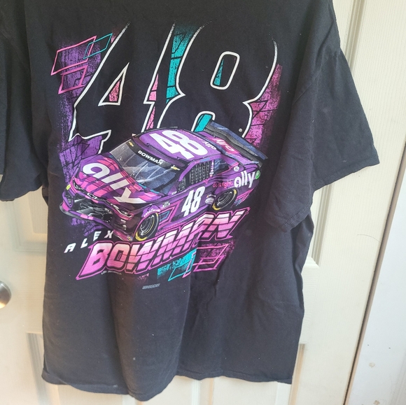 2021 Alex Bowman Ally Racing Motorsports Hendrick Shirt XLno stains just the l - Picture 4 of 4